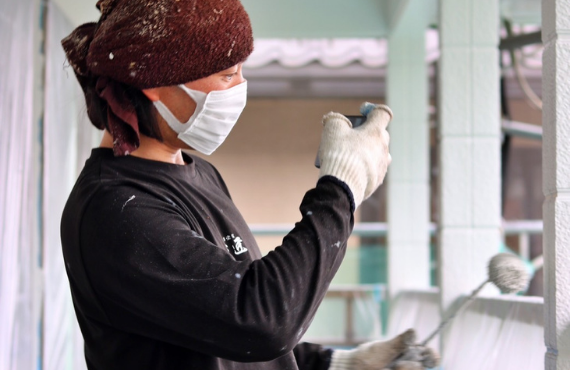 全工程写真撮影と使用塗料の記録