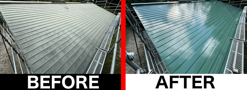 建築塗装塗匠　茅野市　屋根塗装工事