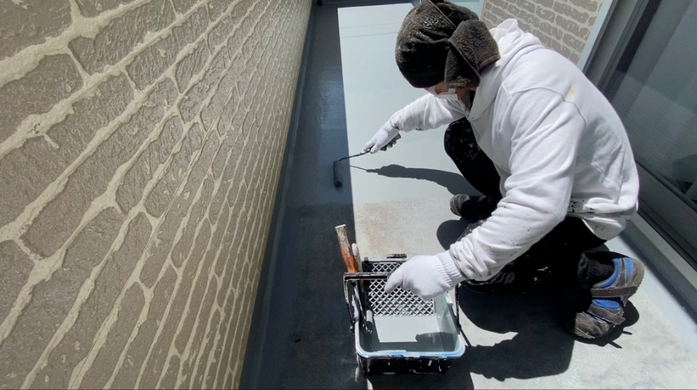 諏訪市トップコート下処理工程1-3