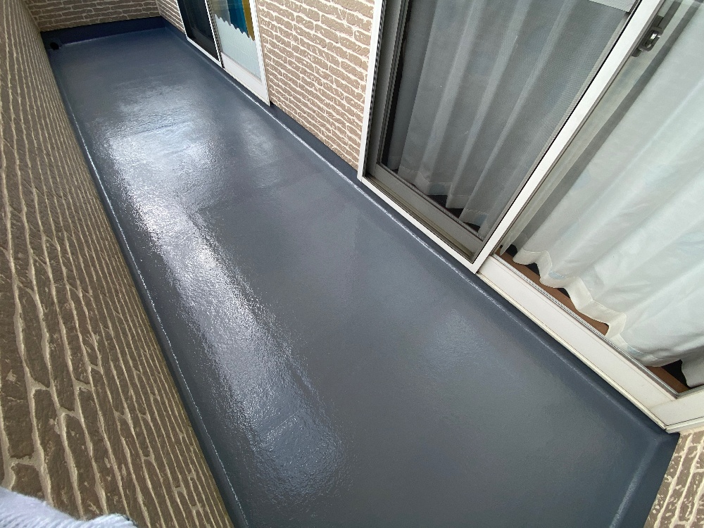 諏訪市トップコート仕上げ工程2-1