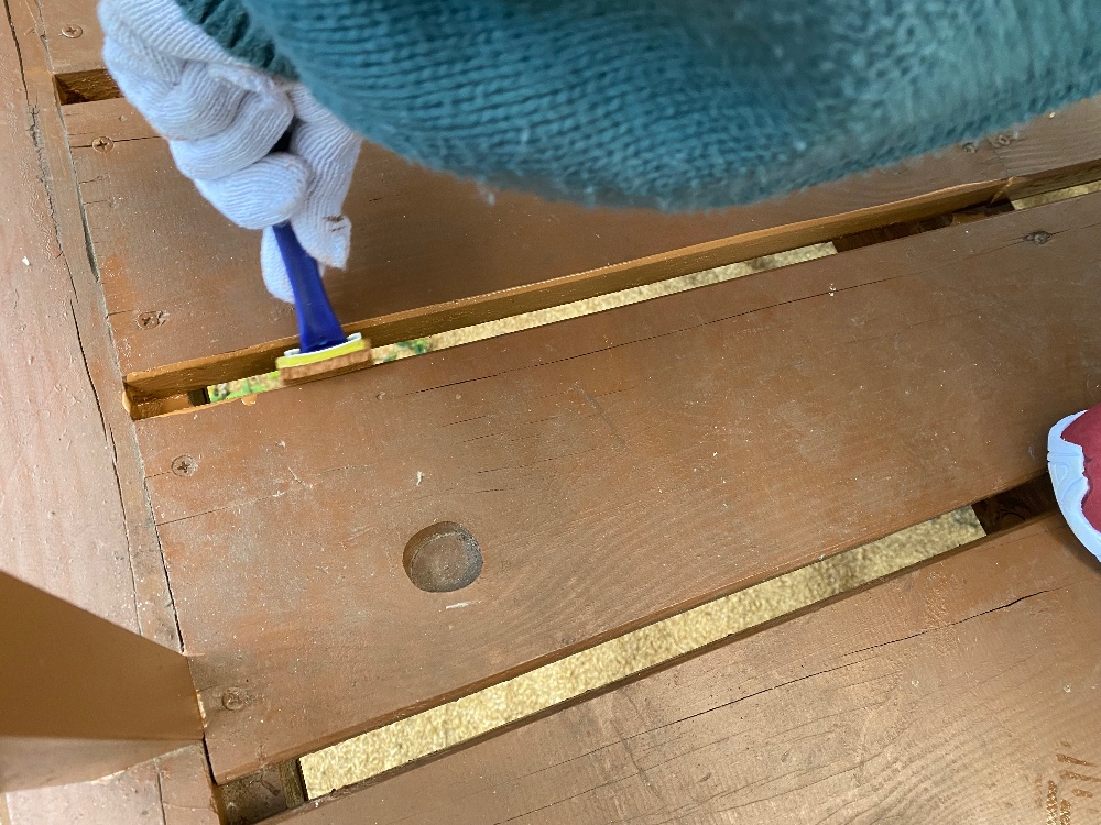 諏訪市木部塗装工程工程3-2