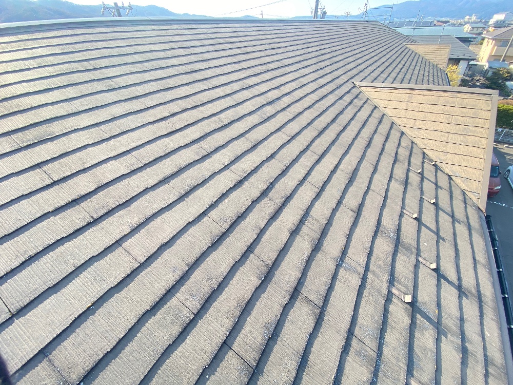 諏訪市屋根塗装工程1-1