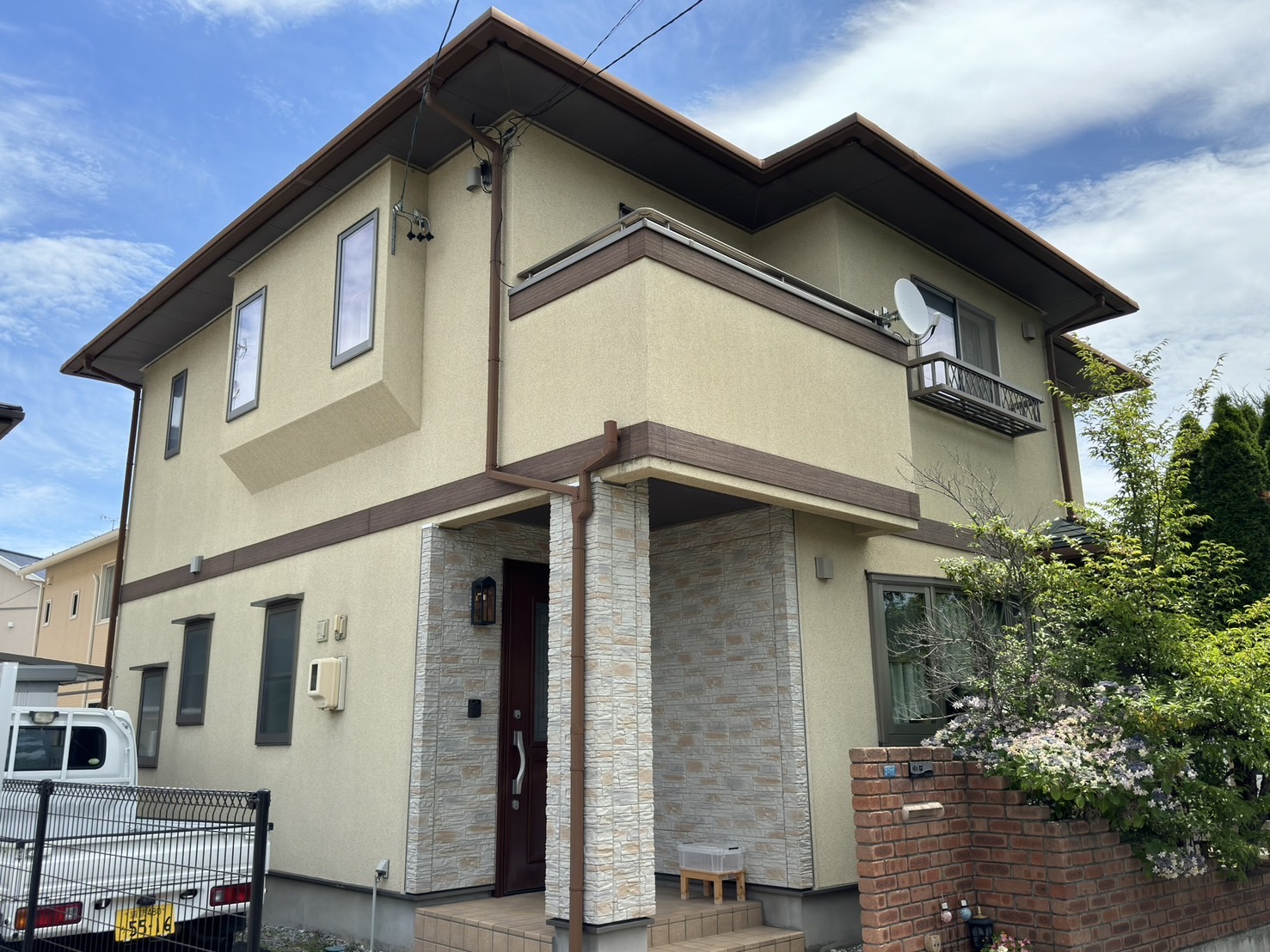 岡谷市O様邸 屋根葺き替え・外壁塗装 施工前