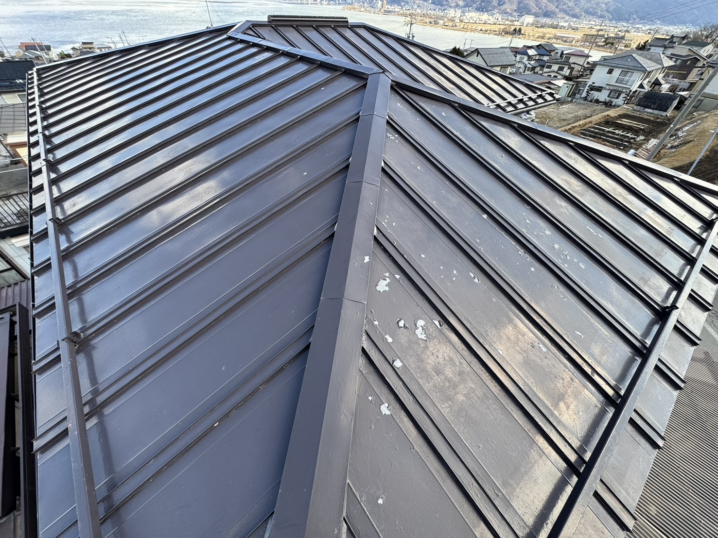 岡谷市I様邸 屋根塗装 施工前