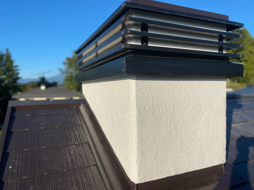 工程2-11 飾り煙突補修工事完成（側面）