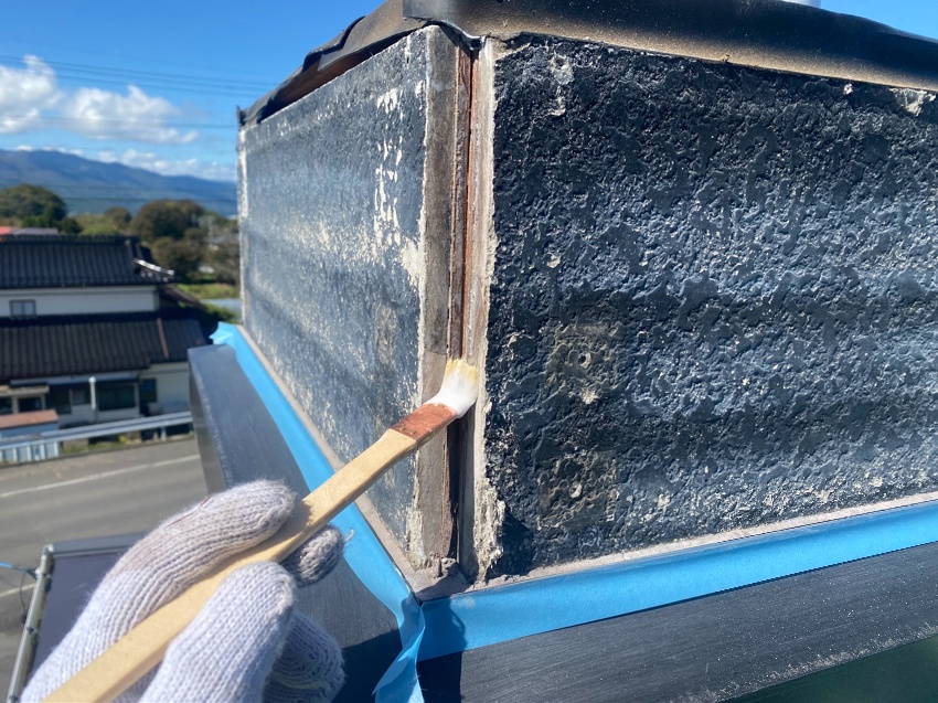 工程1-5 シーリング工事の施工状況