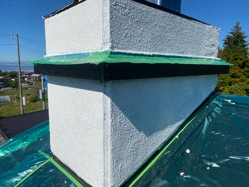 工程2-3 冠水石混合・テクスチャー仕上げの状況