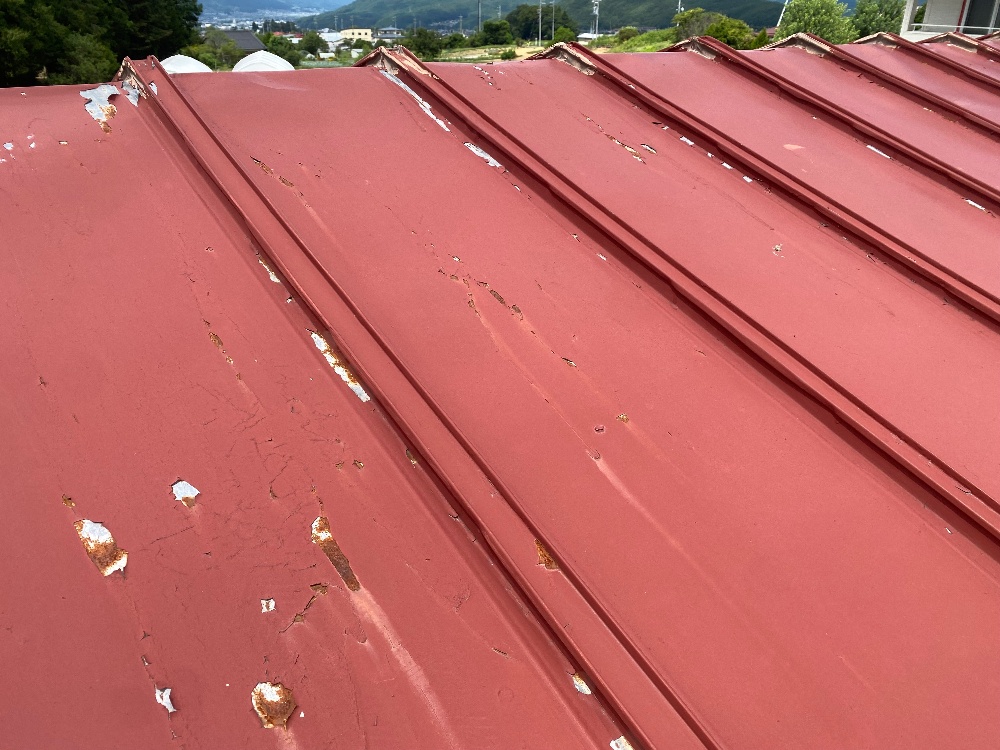 工程1-2 屋根の劣化・剥離状況の詳細確認