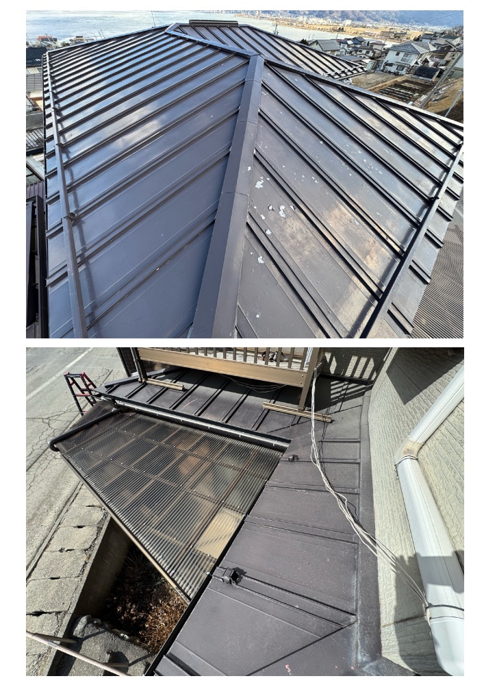 工程1-2 塗膜の剥離・チョーキングの状況