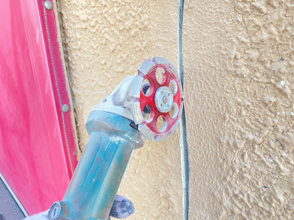 工程2-2 錆止め塗料の塗布状況