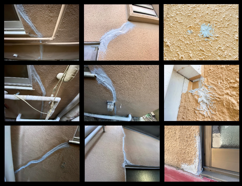 工程2-4 樹脂シーリング注入による根本補修