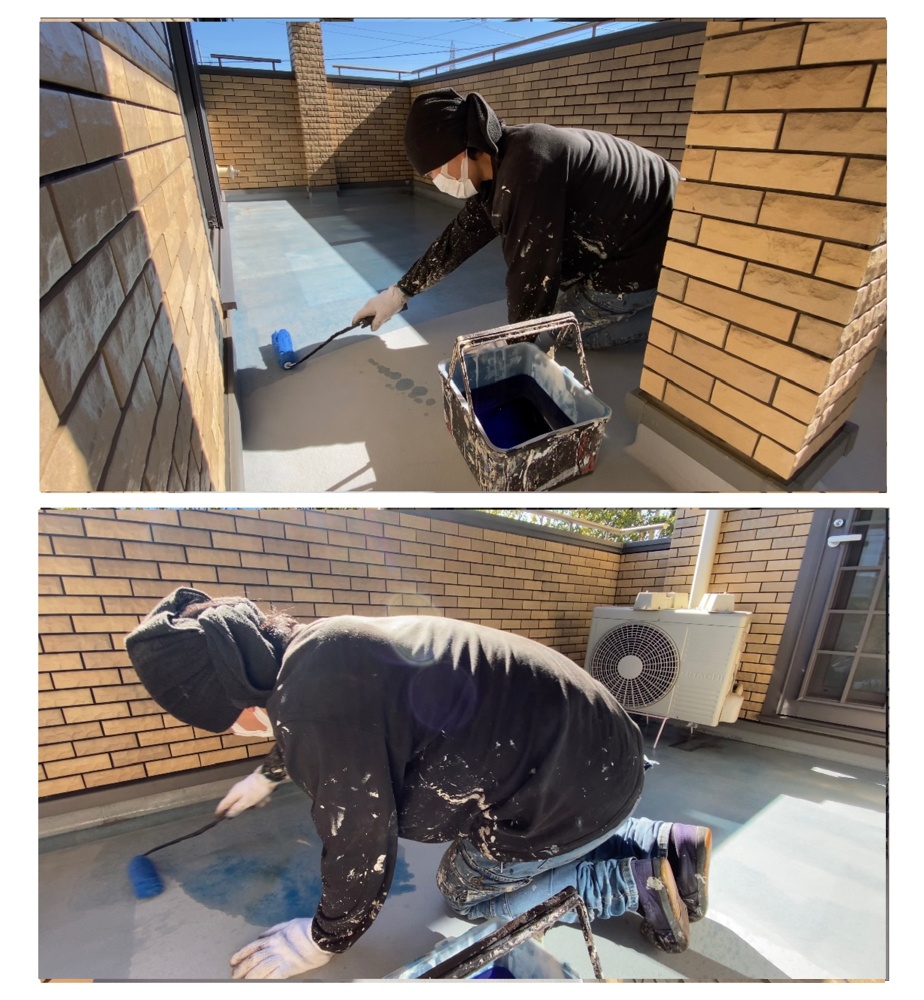 工程3-1 層間プライマーの塗布