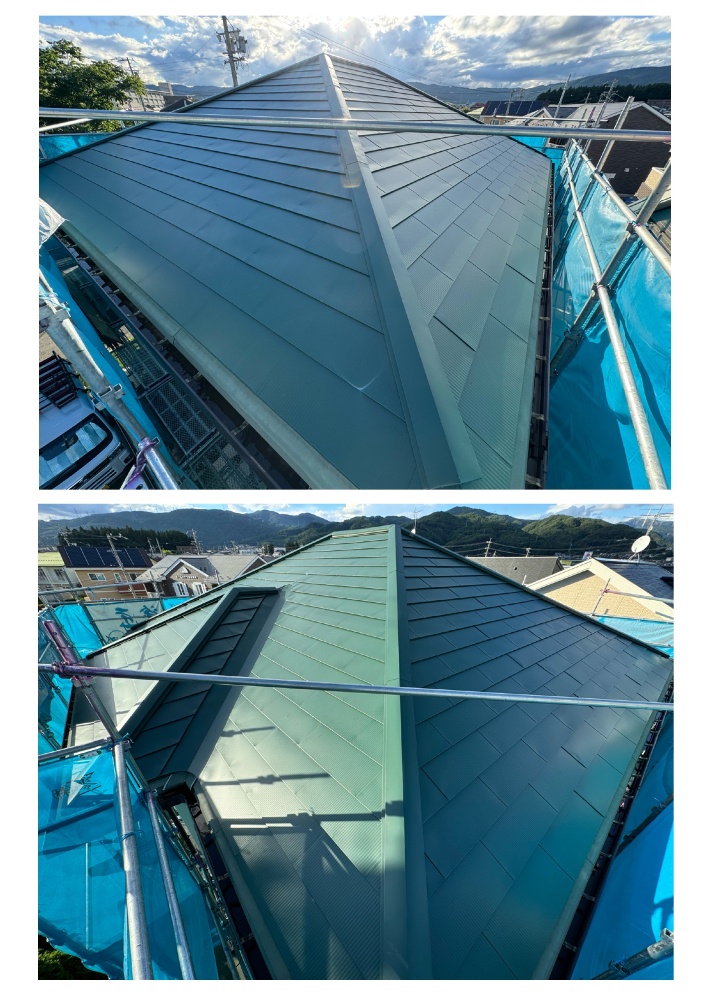 工程4-3 棟板金・役物の取り付け