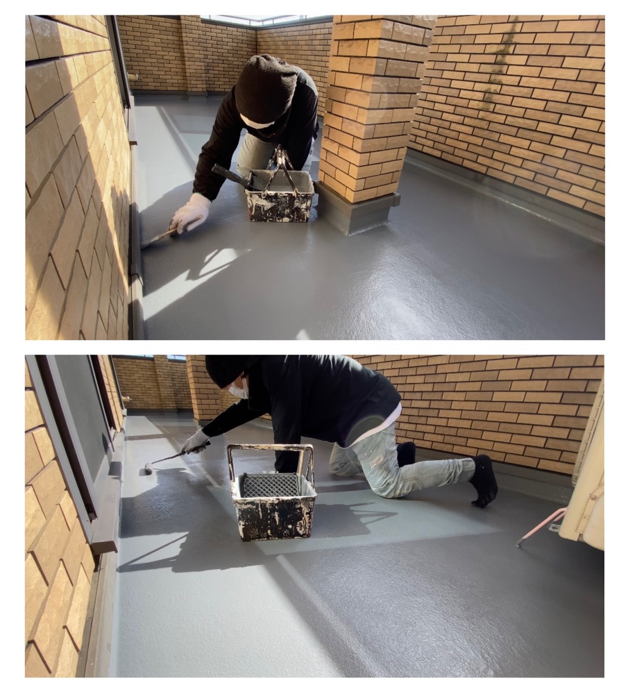 工程4-4 トップコート2回目塗装