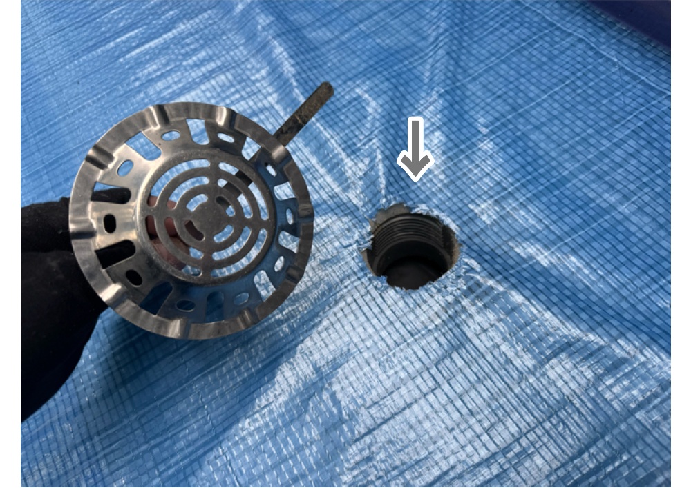 工程2-6 デュフロン4Fルーフによる中塗り作業