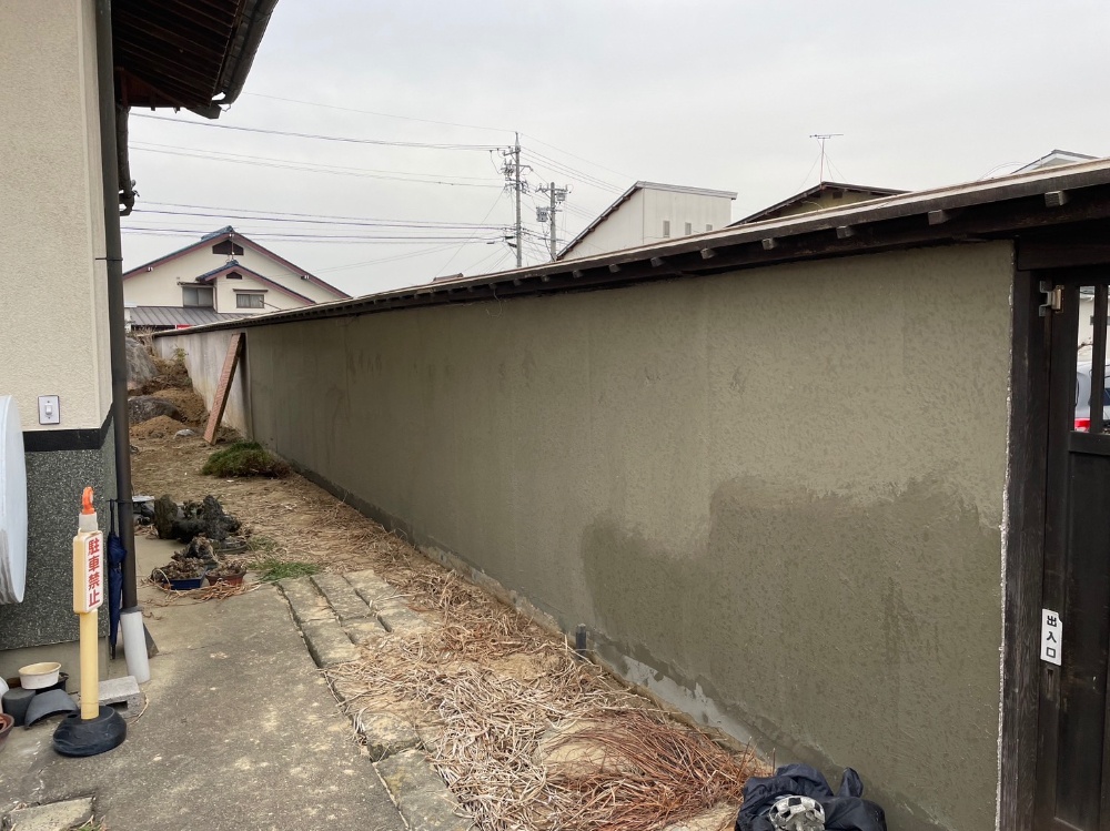 工程2-1 左官塗作業