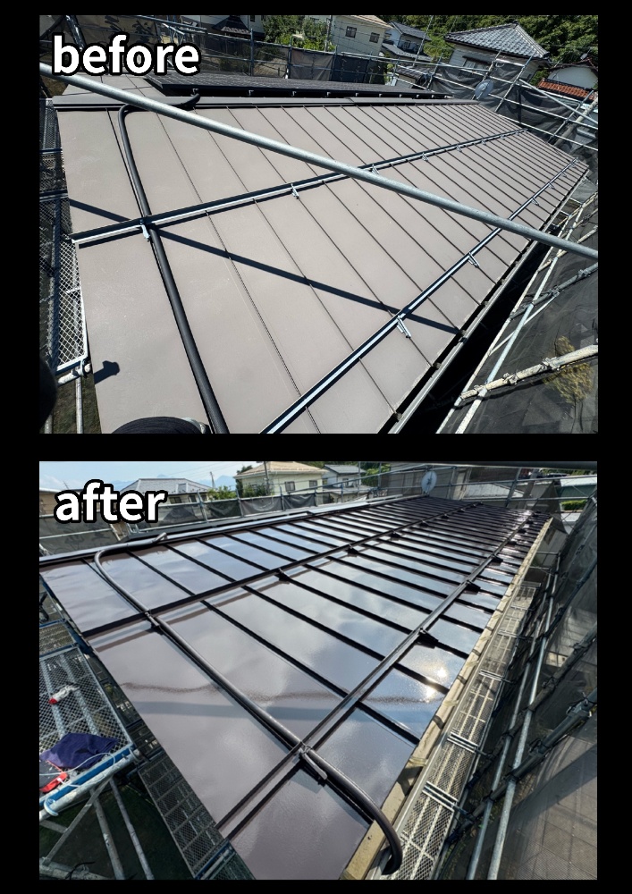 工程2-2 屋根塗装完了