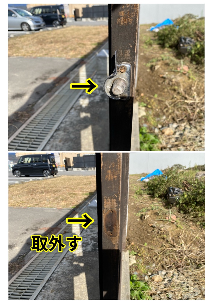 工程3-2 木戸表・裏側の劣化状態