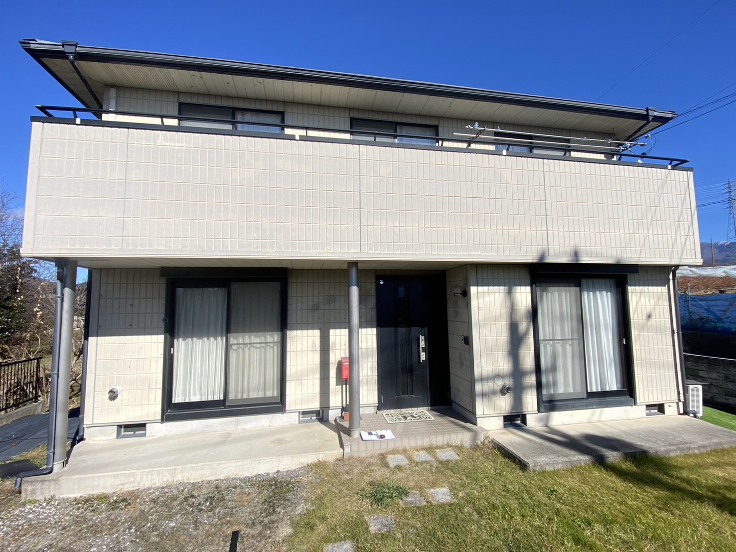 東御市F様邸 住宅塗装工事 施工前の外観