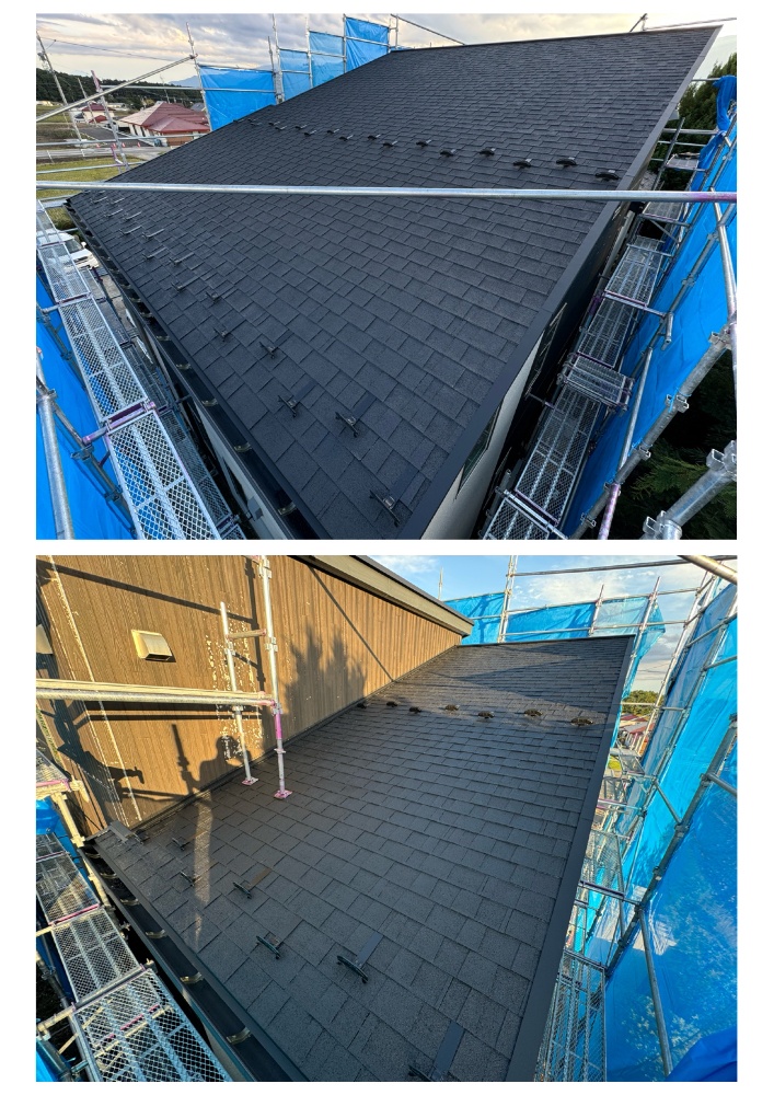 工程2-2 水性クールタイトF 中塗り・上塗り施工状況