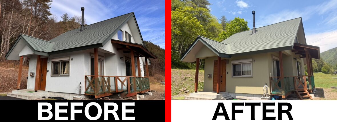 長野市 外壁塗装工事 施工写真 建築塗装塗匠
