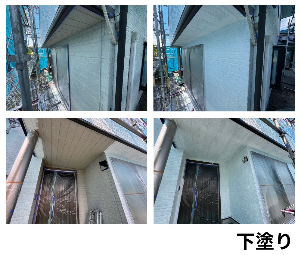 南面外壁下塗り2