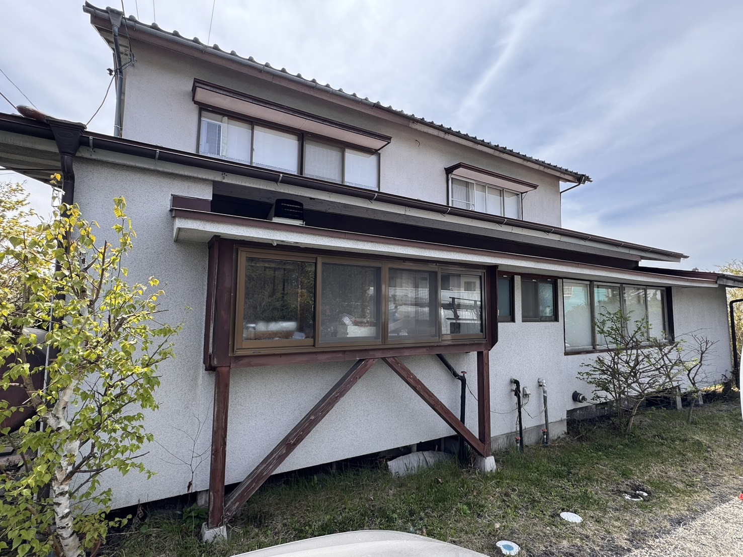 御代田町 F様邸 全塗装工事 施工前の外観