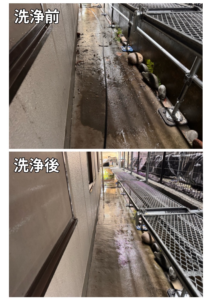 飯田市I様邸 屋根・外壁の高圧洗浄2
