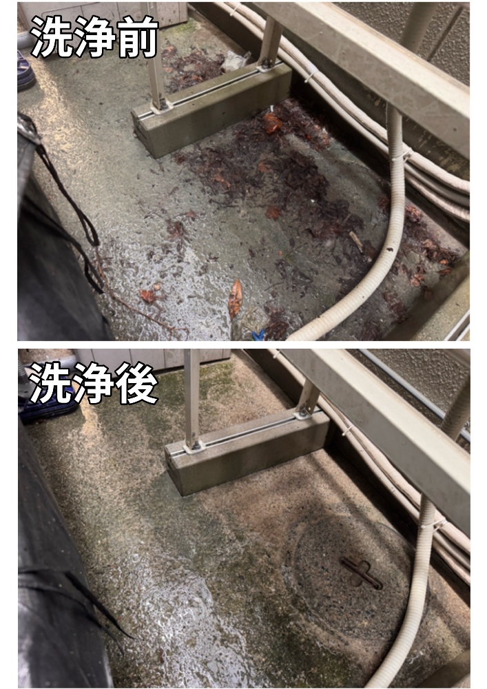 飯田市I様邸 高圧洗浄の続き
